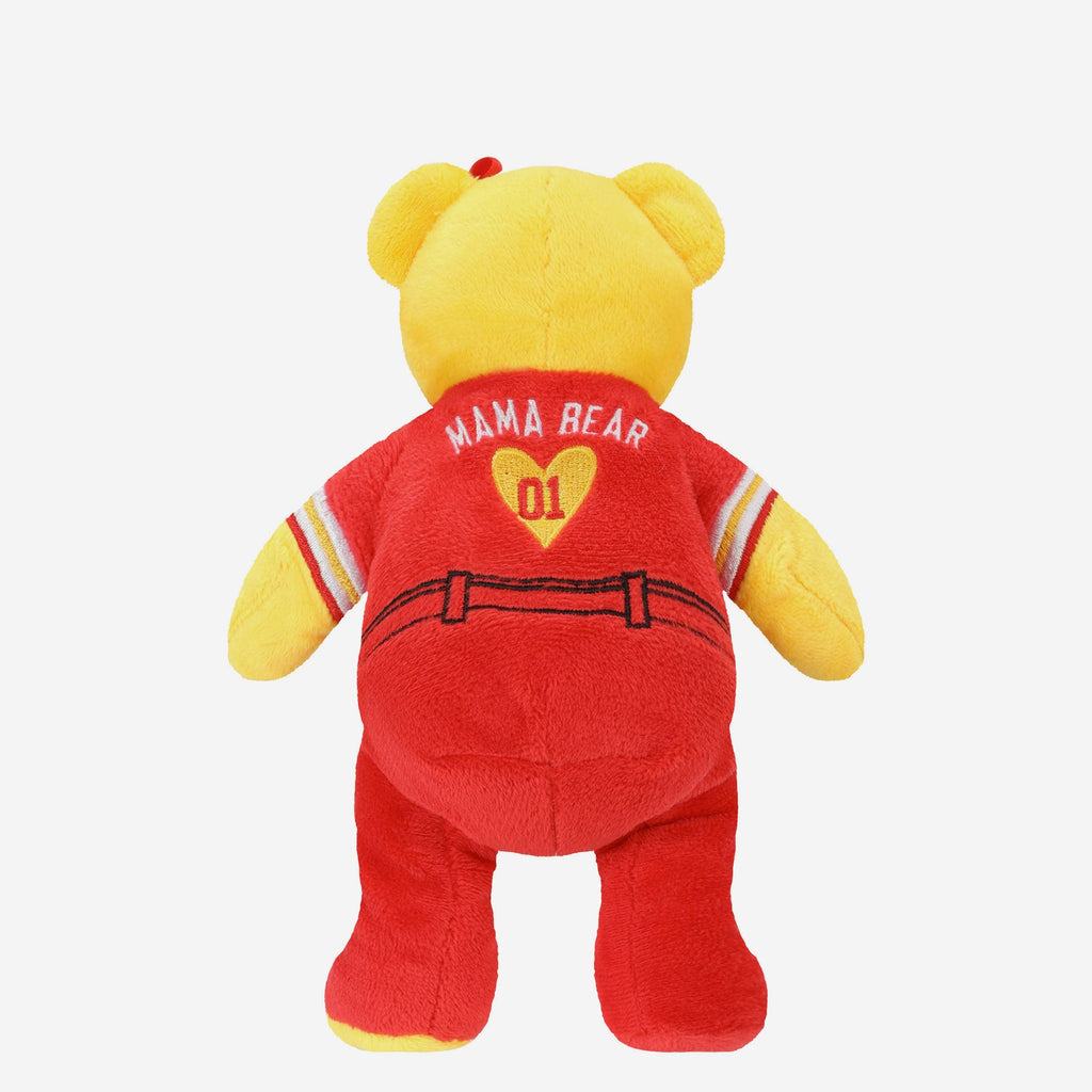 Kansas City Chiefs Mother's Day Team Beans Embroidered Bear