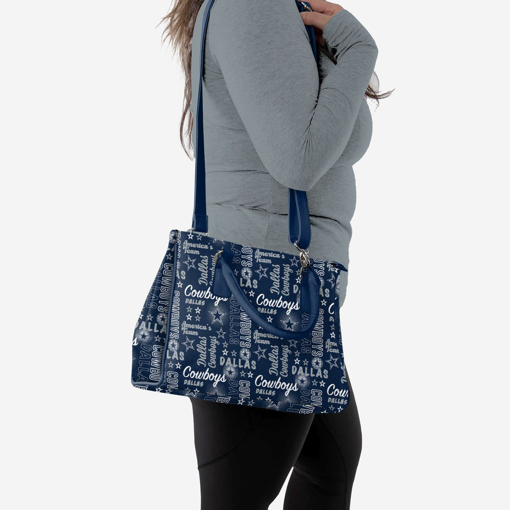 Dallas Cowboys Spirited Style Printed Collection Tote Bag