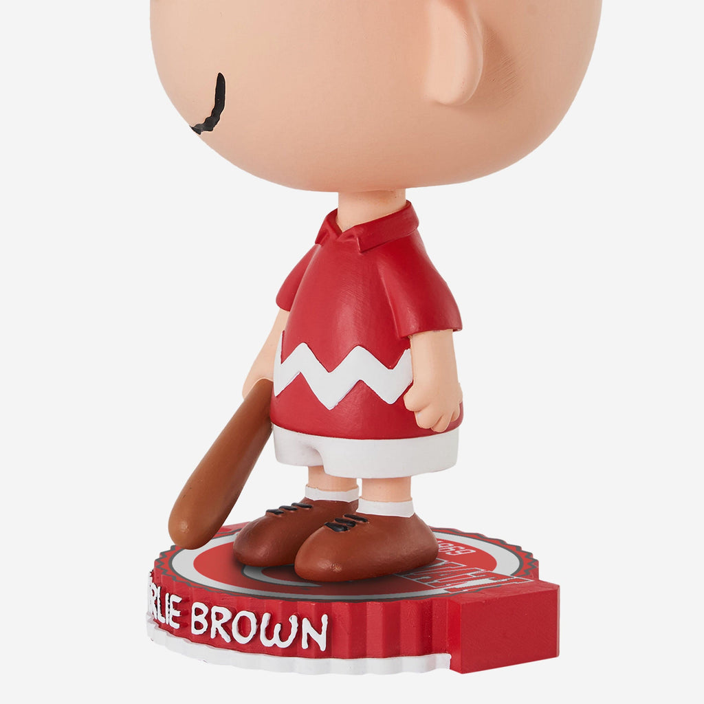 Cincinnati Reds Charlie Brown Peanuts Bighead Bobblehead FOCO