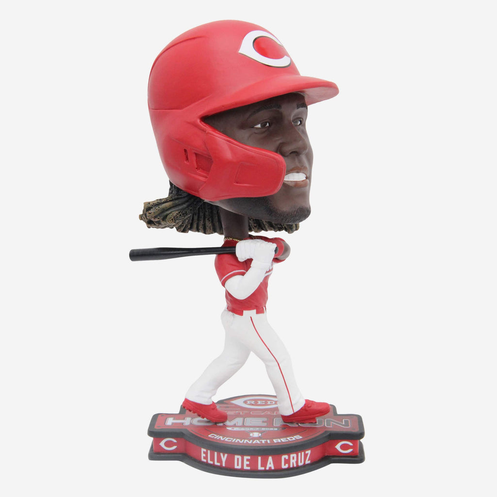 Elly De La Cruz Cincinnati Reds First Career Home Run Bighead Bobblehe FOCO