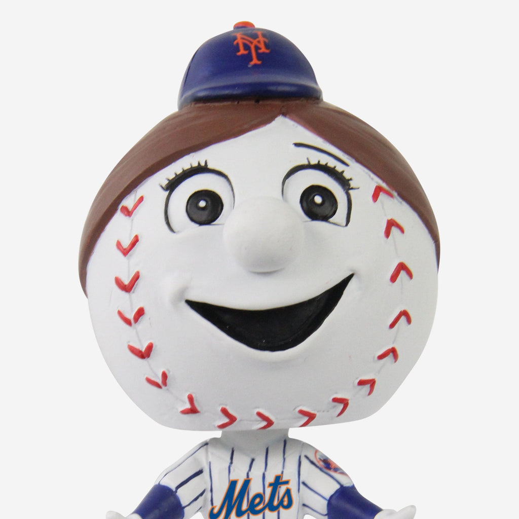 Mr Met & Mrs Met New York Mets Trumpet Mini Mascot Bobblehead