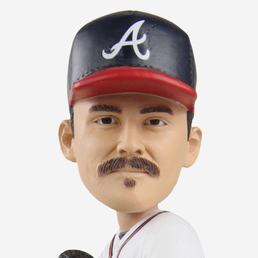 Spencer Strider Atlanta Braves Retro Jersey Field Stripe Bighead Bobbl FOCO