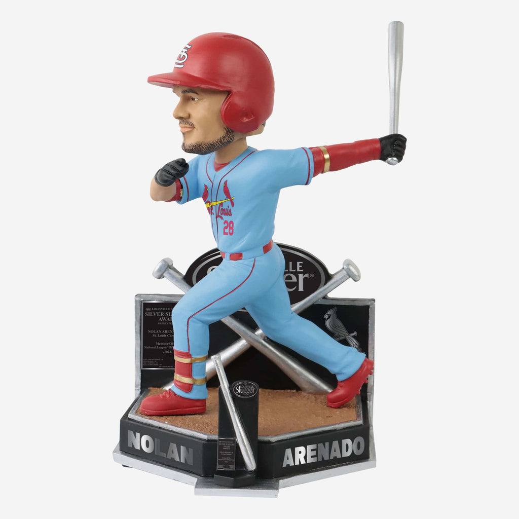 Nolan Arenado St Louis Cardinals 2022 Silver Slugger Bobblehead FOCO