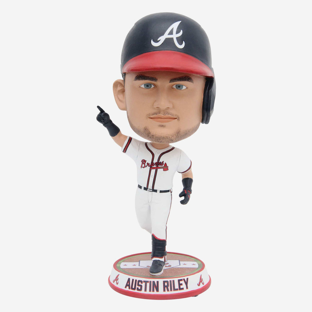 Austin Riley Atlanta Braves Field Stripe Bighead Bobblehead FOCO