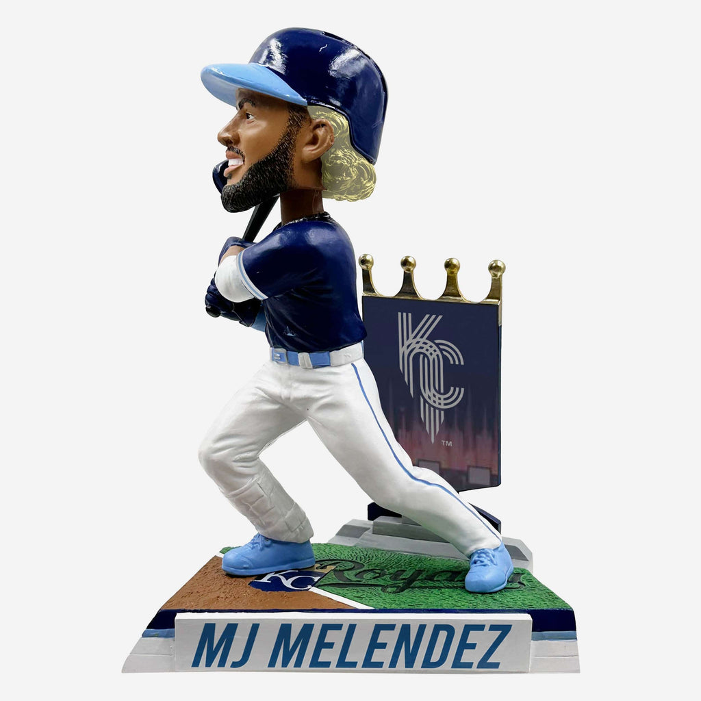 Mj Melendez Kansas City Royals 2023 City Connect Bobblehead Officially Licensed by MLB