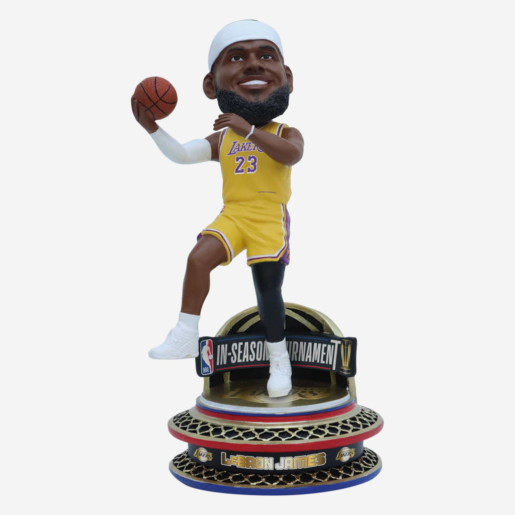 #80/2018 LeBron James Los Angeles Lakers Baller - Purple store Jersey Bobblehead