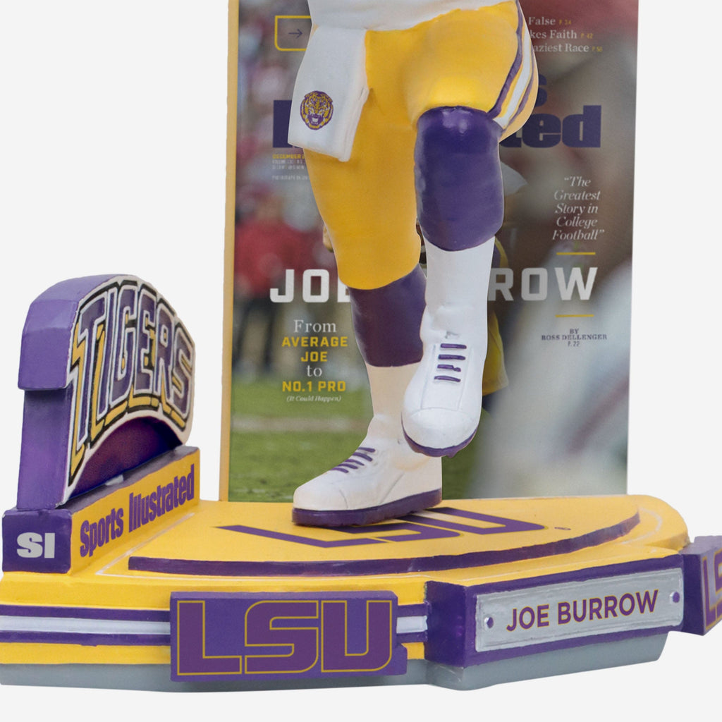 Joe Burrow LSU Tigers Sports Illustrated Cover Bobblehead FOCO