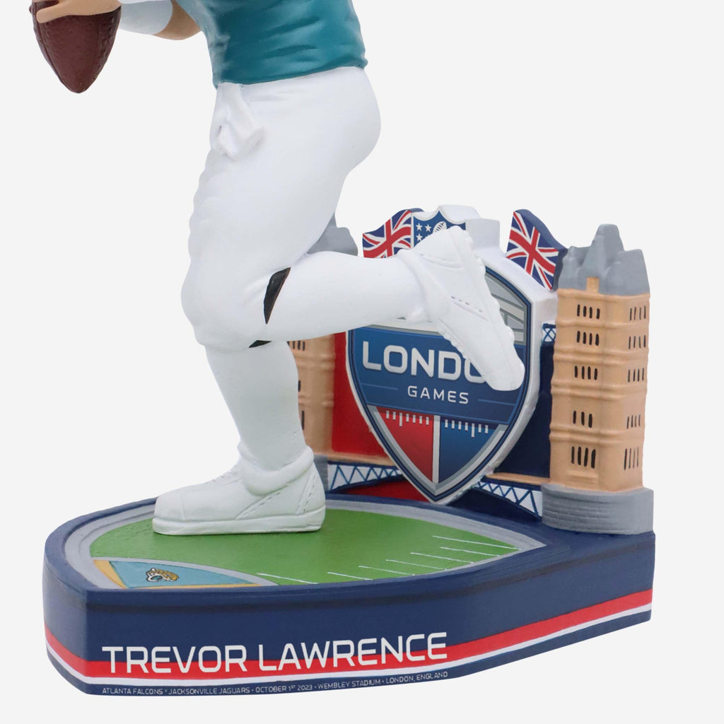 Trevor Lawrence Jacksonville Jaguars 2023 International Game Bobblehea FOCO