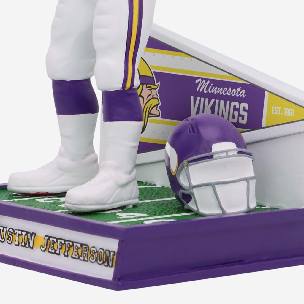 Justin Jefferson Minnesota Vikings Retro Uniform Bobblehead FOCO