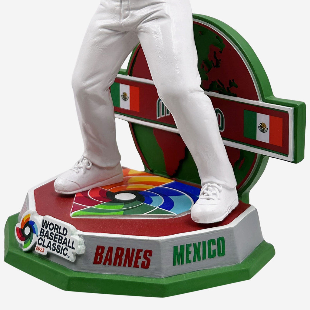 Austin Barnes Signed 2020 World Series Bobblehead w/ Trophy *WS