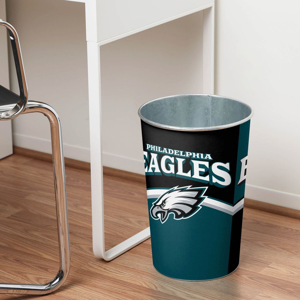 FOCO Philadelphia Eagles NFL Team Stripe Waste Basket