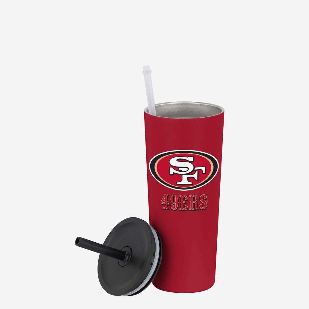 San Francisco 49ers Insulated 18oz Stainless Travel Mug - Sunburst  Reflections