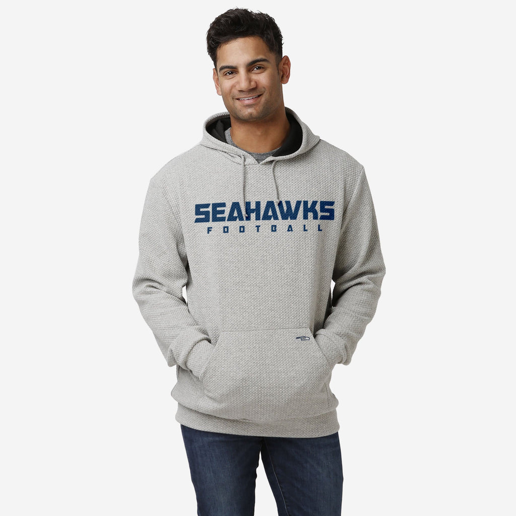 Seattle Seahawks Gray Woven Hoodie FOCO