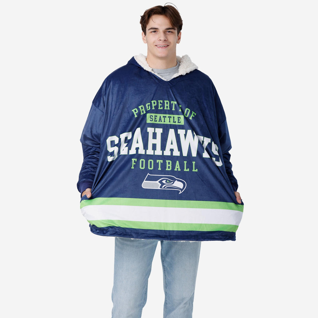 Seattle Seahawks Gridiron Pullover Hoodie Sweatshirt