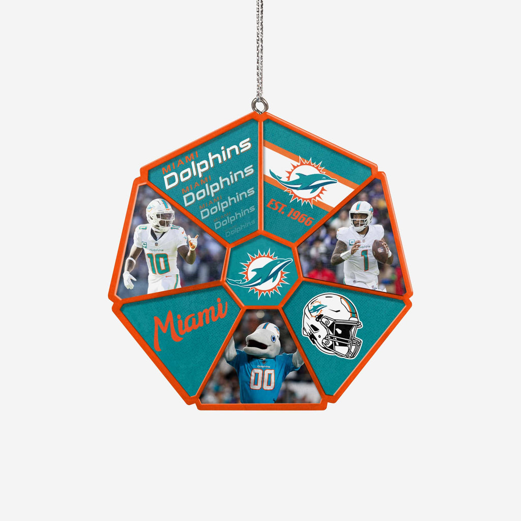 Miami Dolphins Christmas Ornaments 