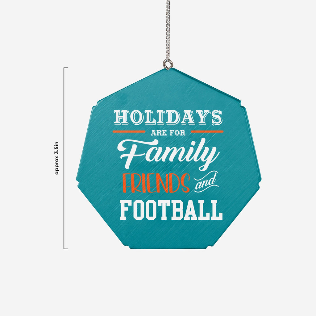 Miami Dolphins Christmas Ornaments 