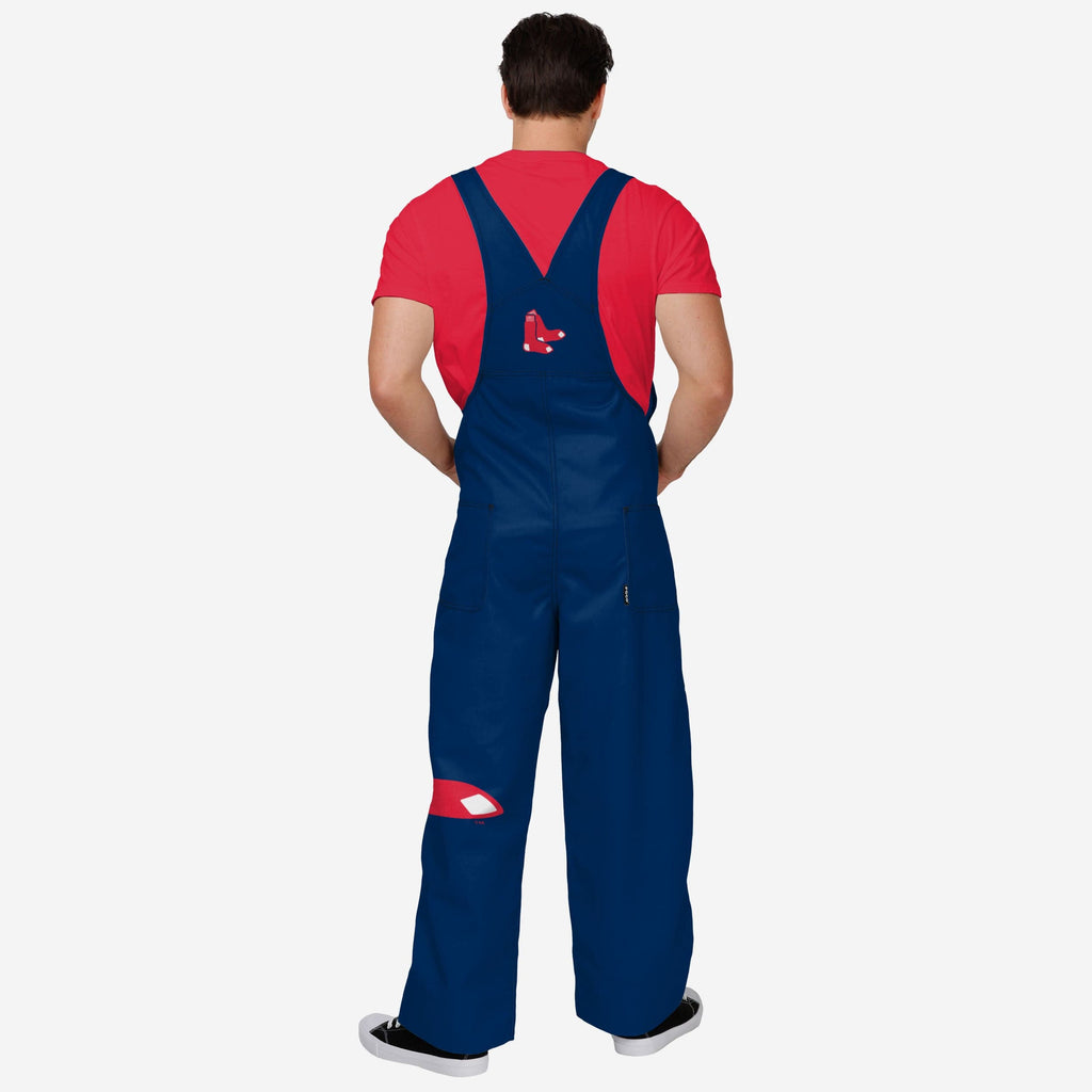 FOCO Boston Red Sox Womens Big Logo Bib Overalls, Size: L