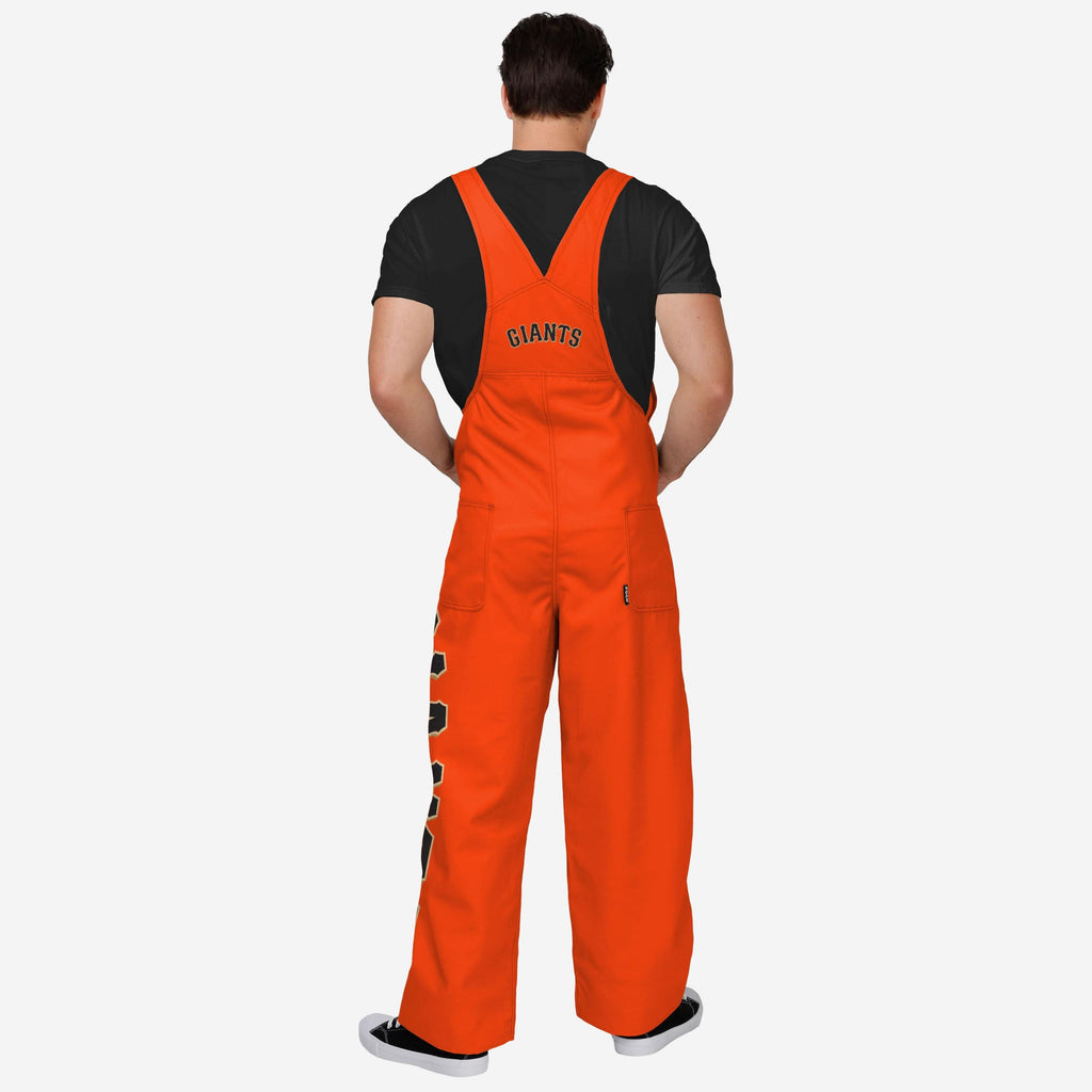 San Francisco Giants Womens Big Logo Bib Overalls FOCO