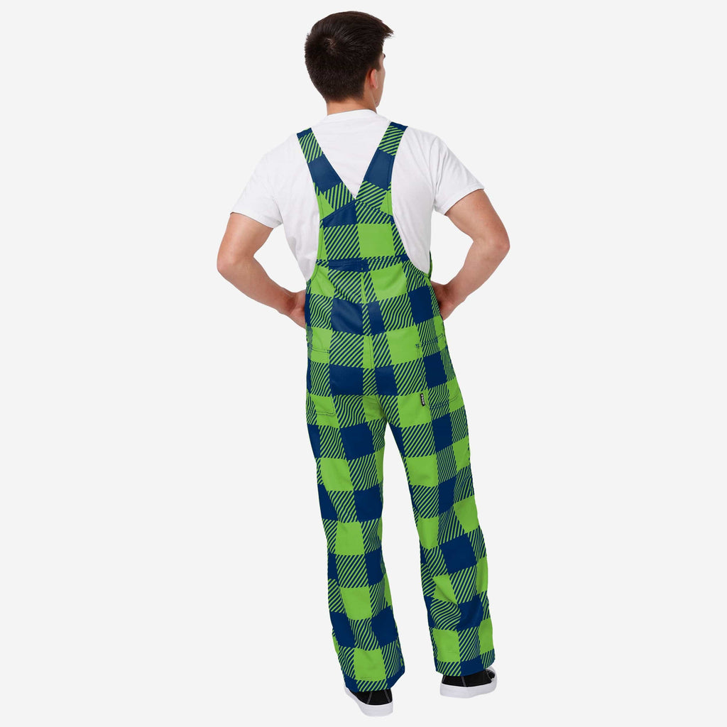 Pre-order your Seattle Seahawks plaid bib overalls from FOCO today! - Field  Gulls