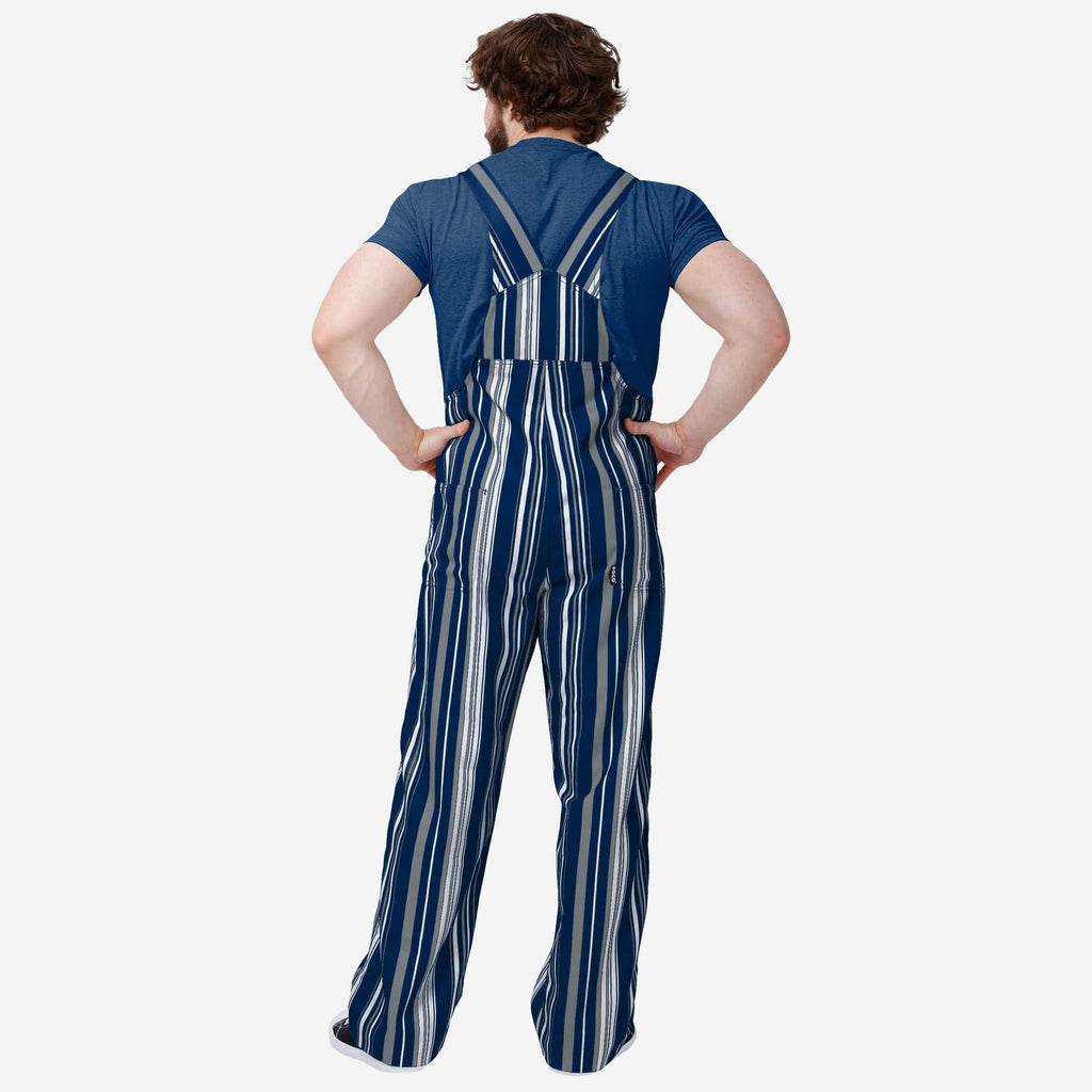 FOCO Dallas Cowboys Womens Hyper Stripe Bib Overalls, Size: L