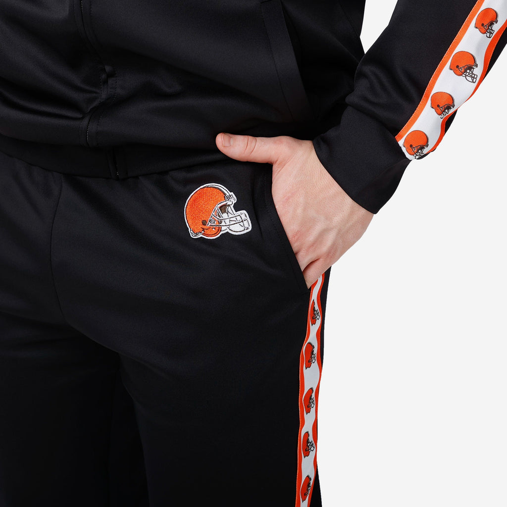 FOCO Cleveland Browns Stripe Logo Track Pants, Mens Size: 2XL