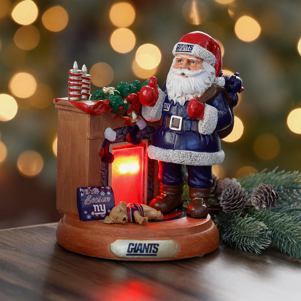 New York Giants NFL Santa List Christmas Scene by Memory Company New 6” tall outlet