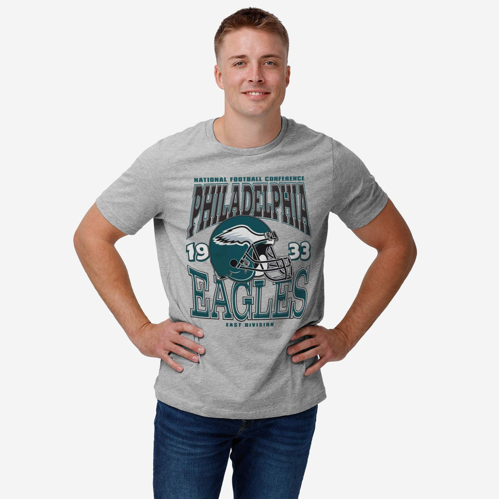 Philadelphia Eagles Classic Team Helmet T-shirt Foco