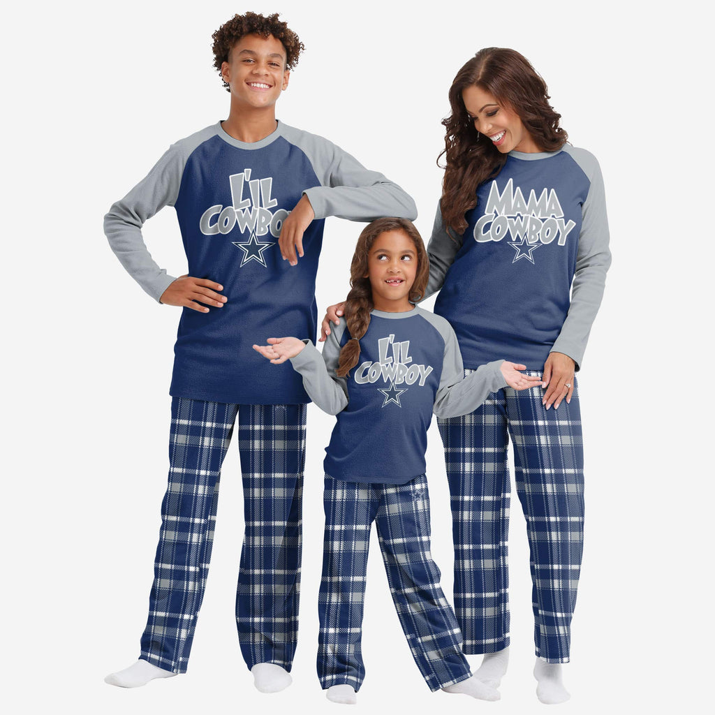 Dallas Cowboys NFL Plaid Family Holiday Pajamas