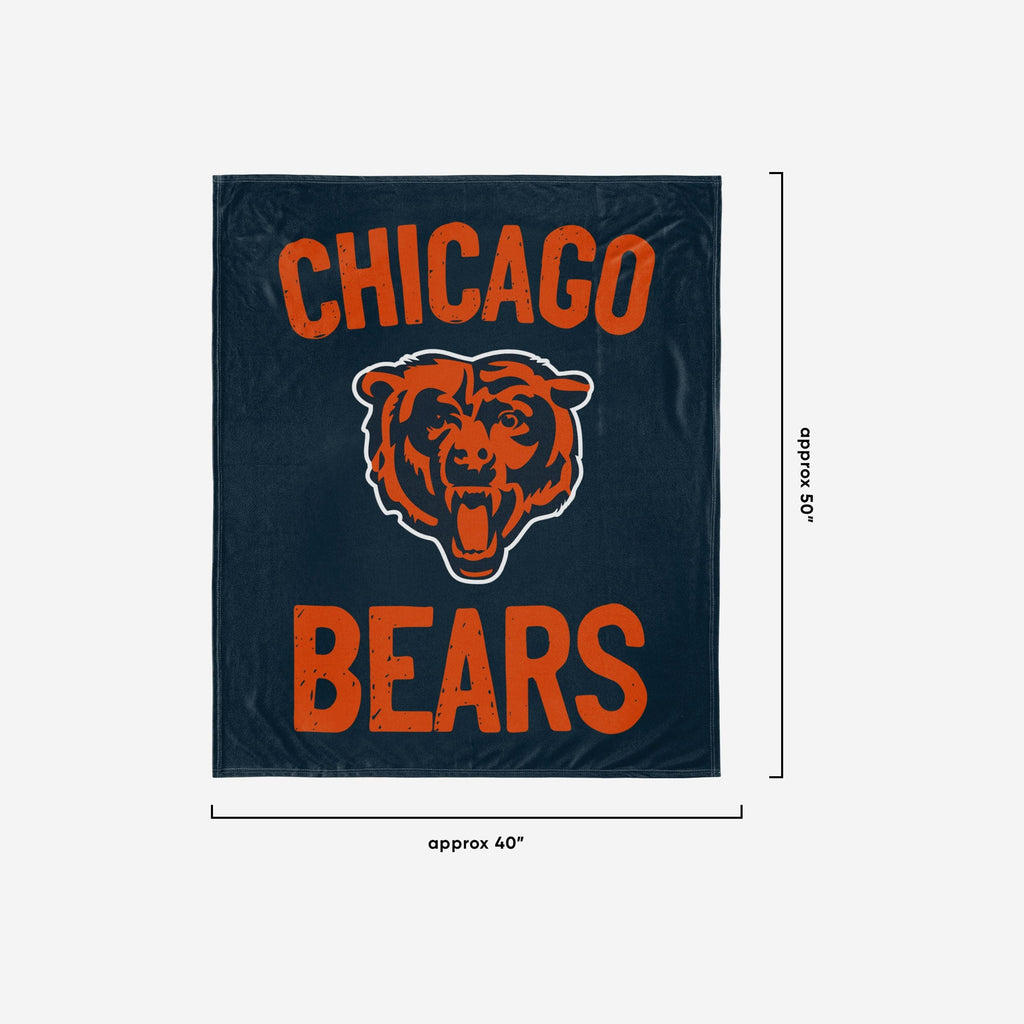 Chicago bears fleece discount blanket