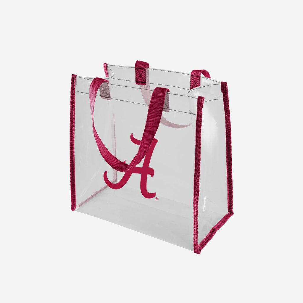  FOCO NCAA Alabama Crimson Tide Unisex CLEAR REUSABLE BAGCLEAR  REUSABLE BAG, Team Color, OS : Sports & Outdoors