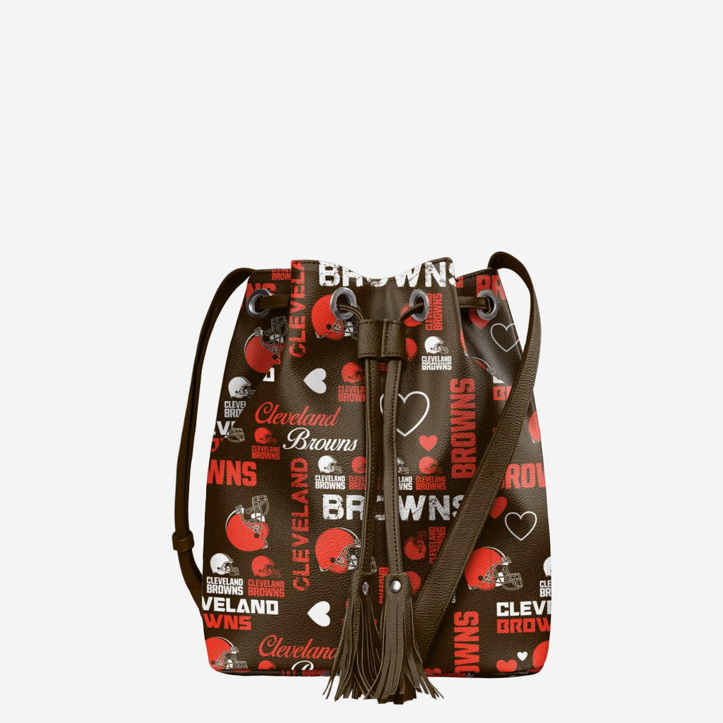 Cleveland Browns Logo Love Cinch Purse Foco