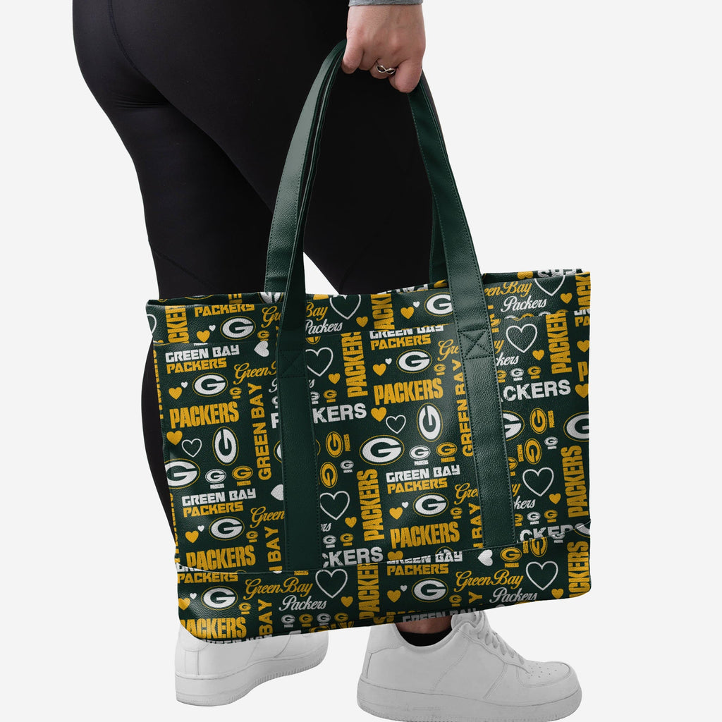 Green Bay Packers NFL 4 Pack Reusable Shopping Bags