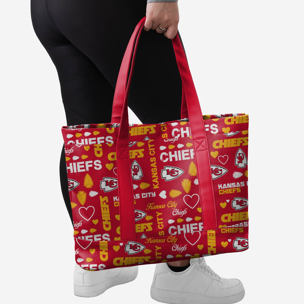 Kansas City Chiefs 4 Pack Reusable Shopping Bags FOCO