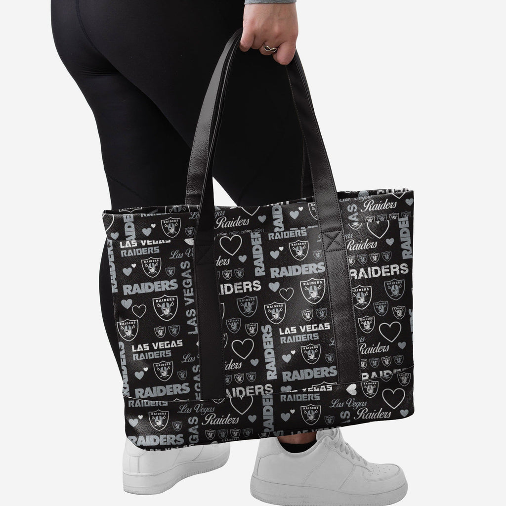 Las Vegas Raiders 4 Pack Reusable Shopping Bags FOCO