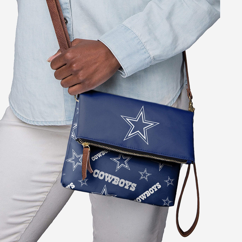 Dallas Cowboys Printed Collection Foldover Tote Bag FOCO