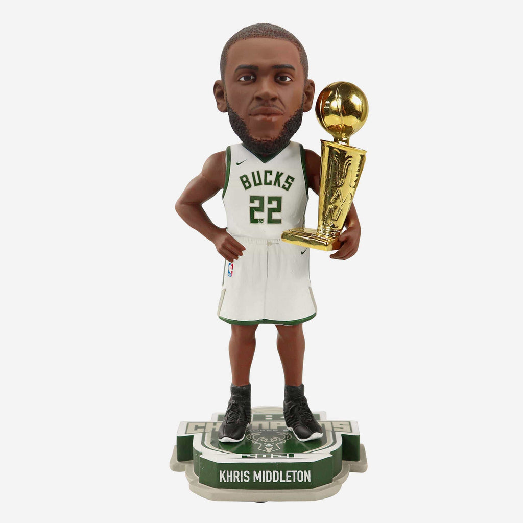 Khris Middleton Milwaukee Bucks 2021 Nba Champions Bobblehead Foco