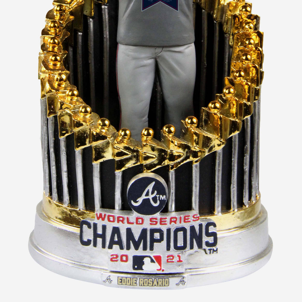 Eddie Rosario Atlanta Braves 2021 World Series Champions Moment Bobble FOCO