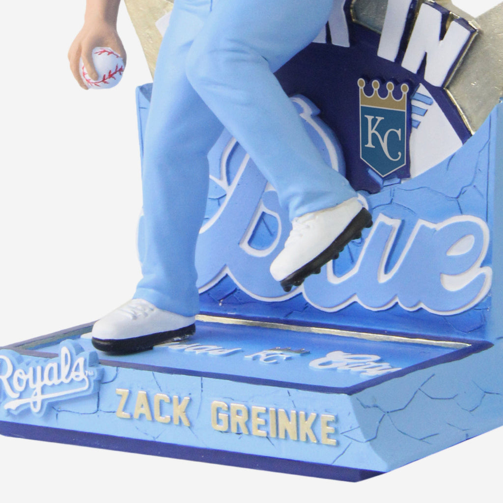 Zack Greinke Kansas City Royals Retro Jersey Bobblehead Officially Licensed by MLB