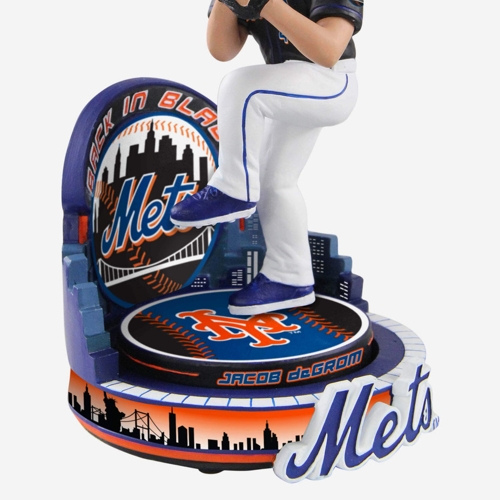 Jacob deGrom New York Mets Black Jersey Bobblehead FOCO