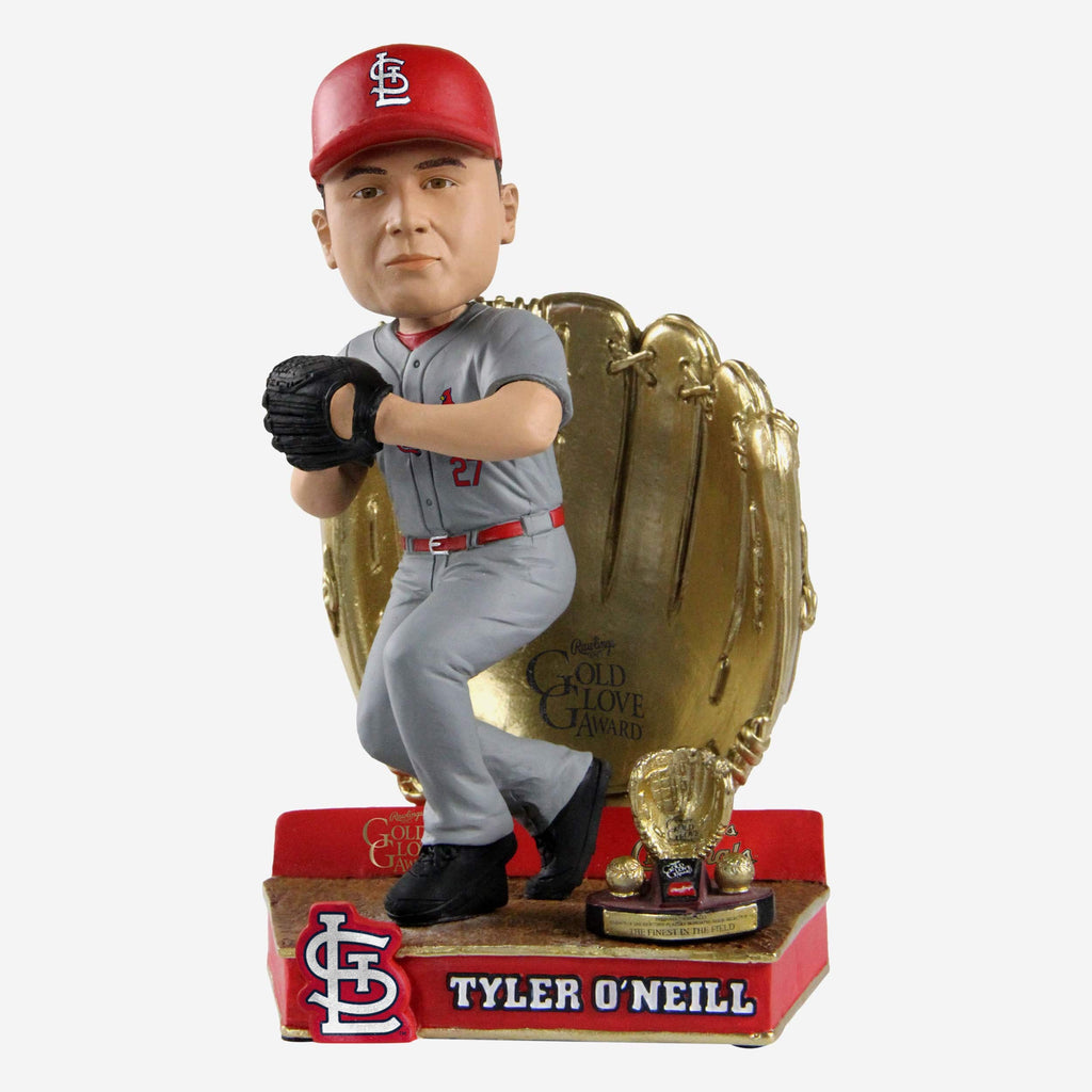 Tyler O'Neill St Louis Cardinals 2021 Gold Glove Bobblehead FOCO