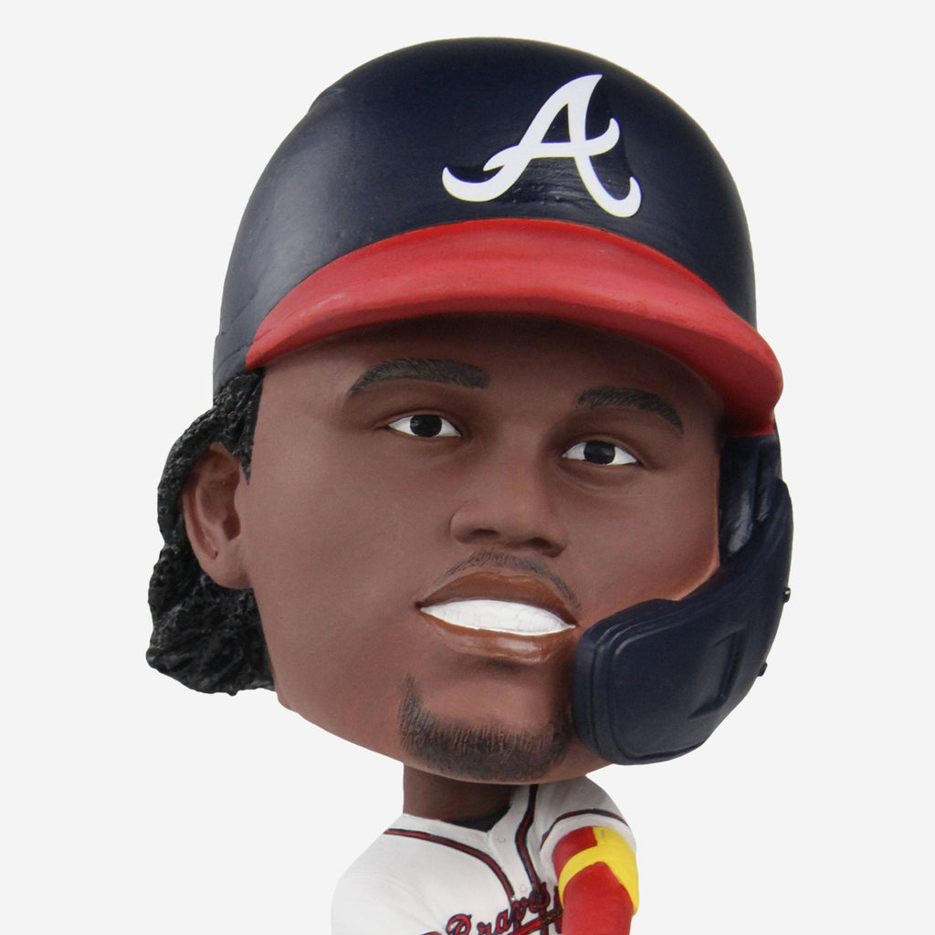 Ronald Acuna Jr Atlanta Braves Retro Jersey Field Stripe Bighead