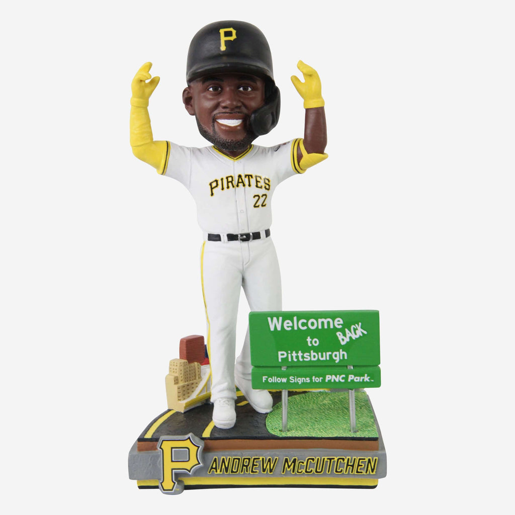 Andrew McCutchen Pittsburgh Pirates 2023 City Connect Bobblehead FOCO