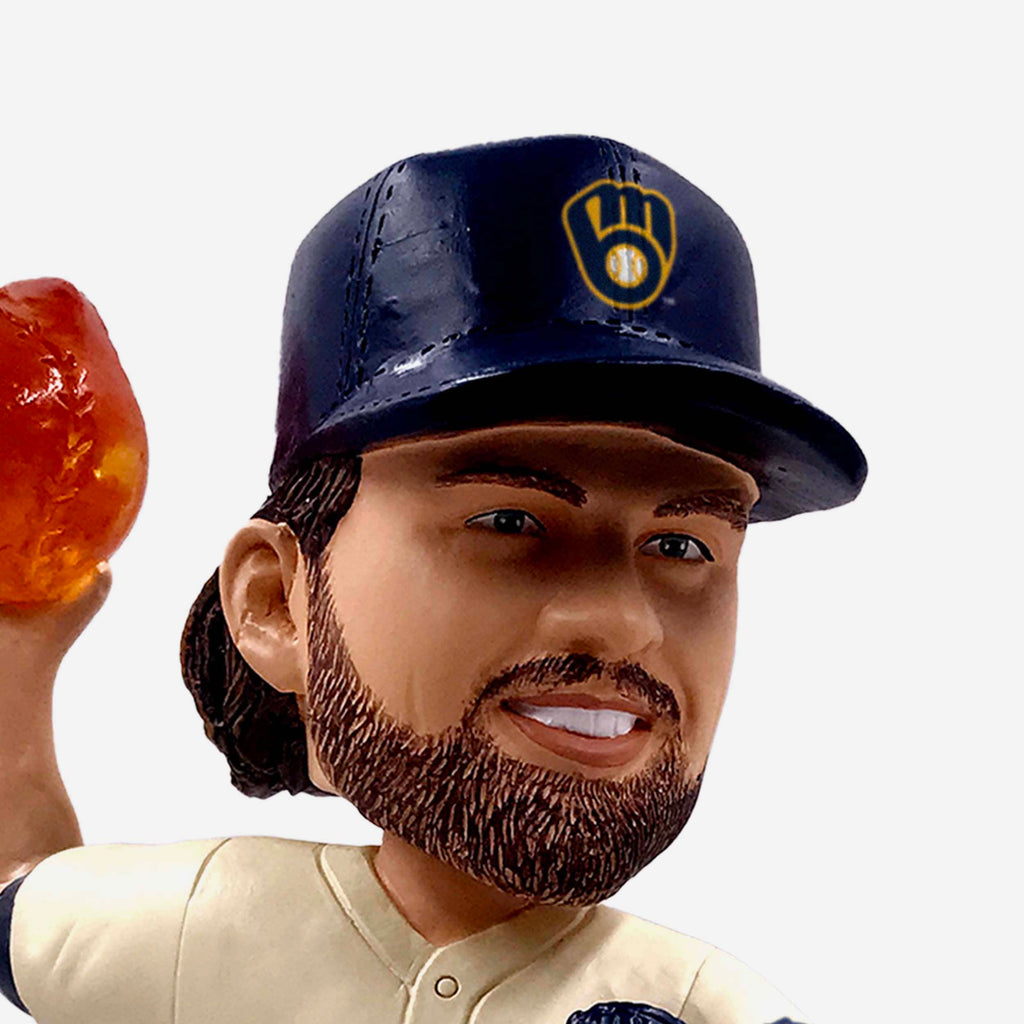 Corbin Burnes Milwaukee Brewers Retro Jersey Bobblehead FOCO