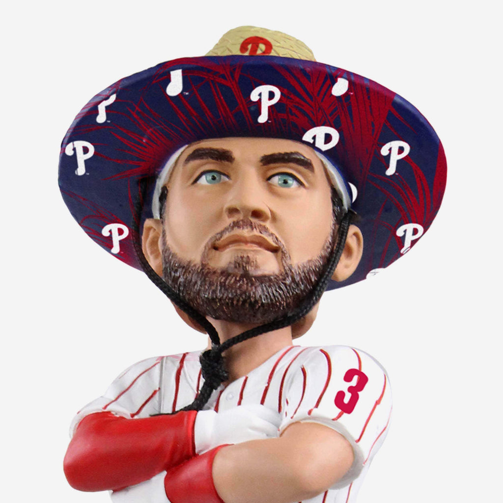 Bryce Harper Philadelphia Phillies Straw Hat Bobblehead FOCO