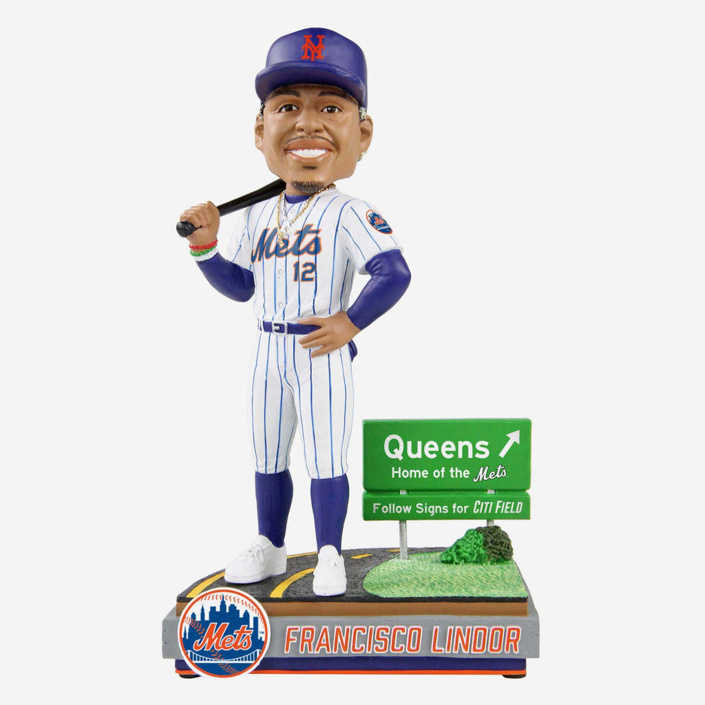 Francisco Lindor New York Mets Mr Smile Bobblehead FOCO