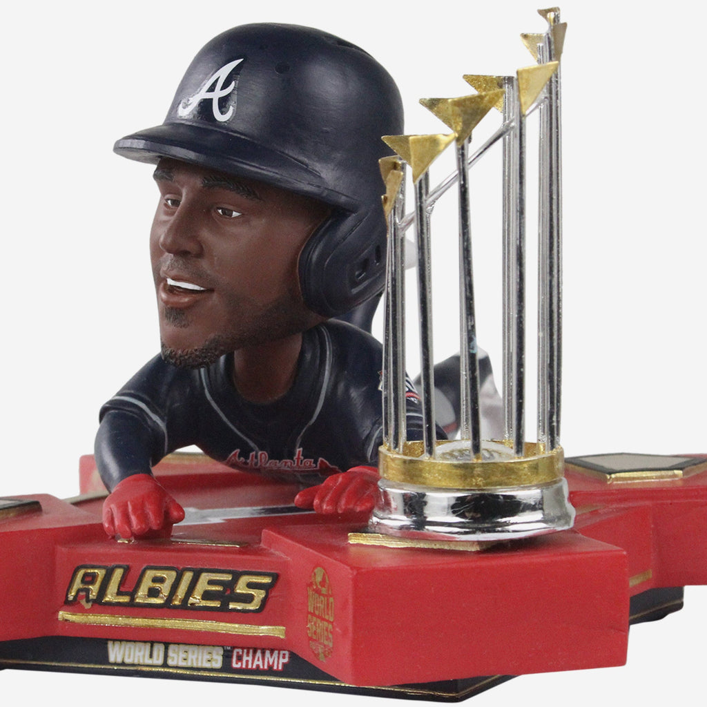 Ozzie Albies Atlanta Braves 2021 World Series Champions Player In Trop FOCO