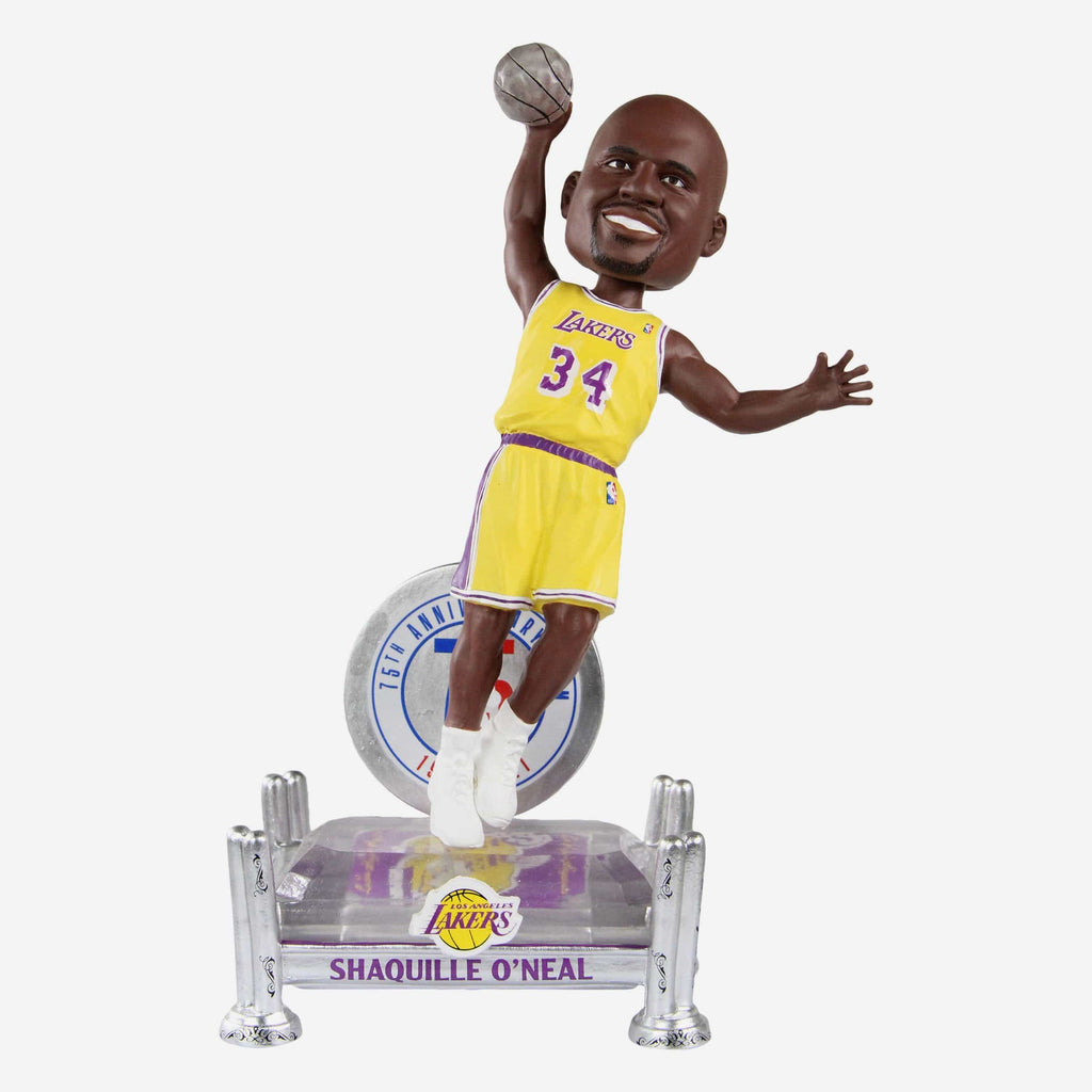 Shaquille O'Neal Los Angeles Lakers 75th Anniversary Bobblehead