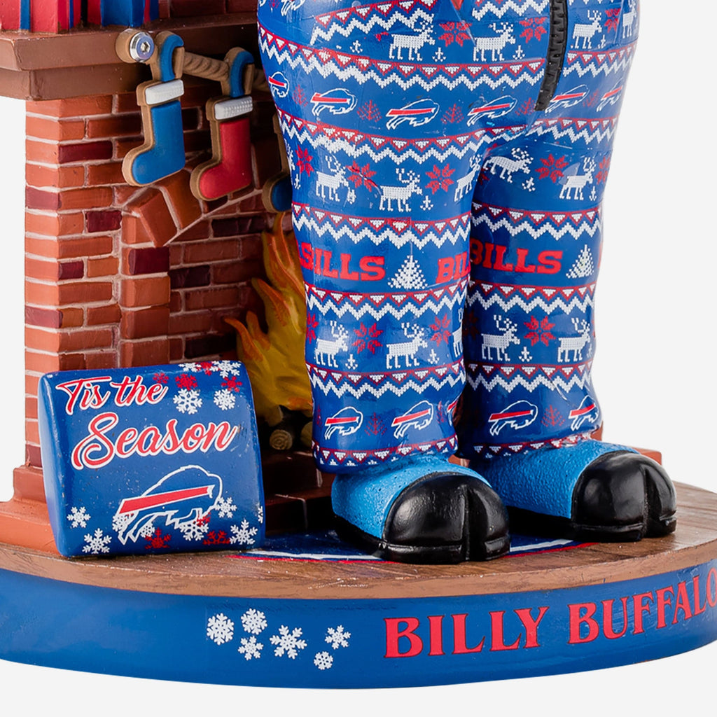 NFL Denver Broncos Custom Name Text Santa Down The Chimney