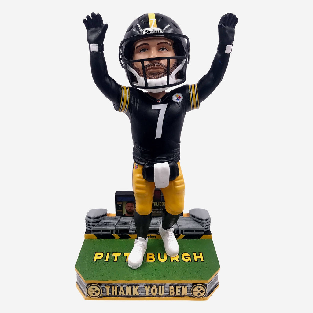 Ben Roethlisberger Pittsburgh outlet Steelers Career Stats Spinning Bobble FOCO NEW BOX