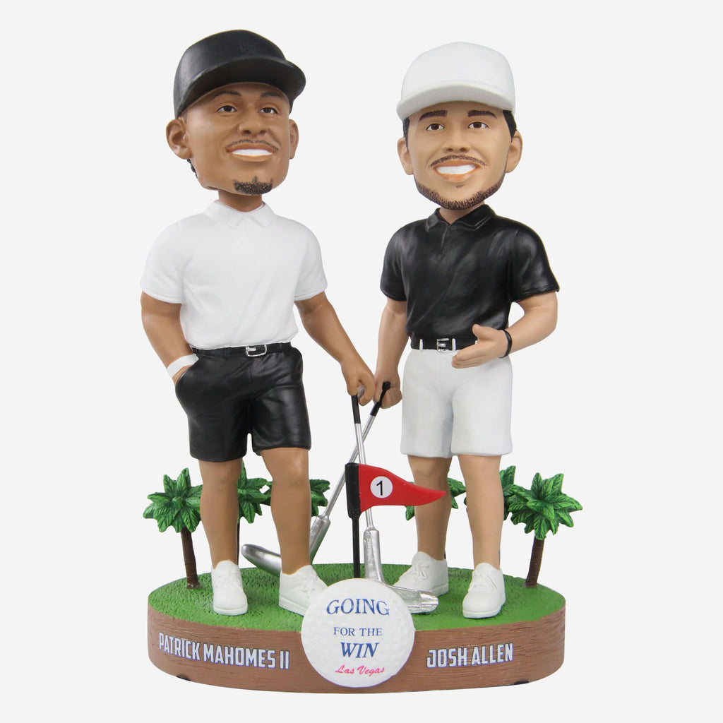 Patrick Mahomes & Josh Allen Golf Dual Bobblehead FOCO